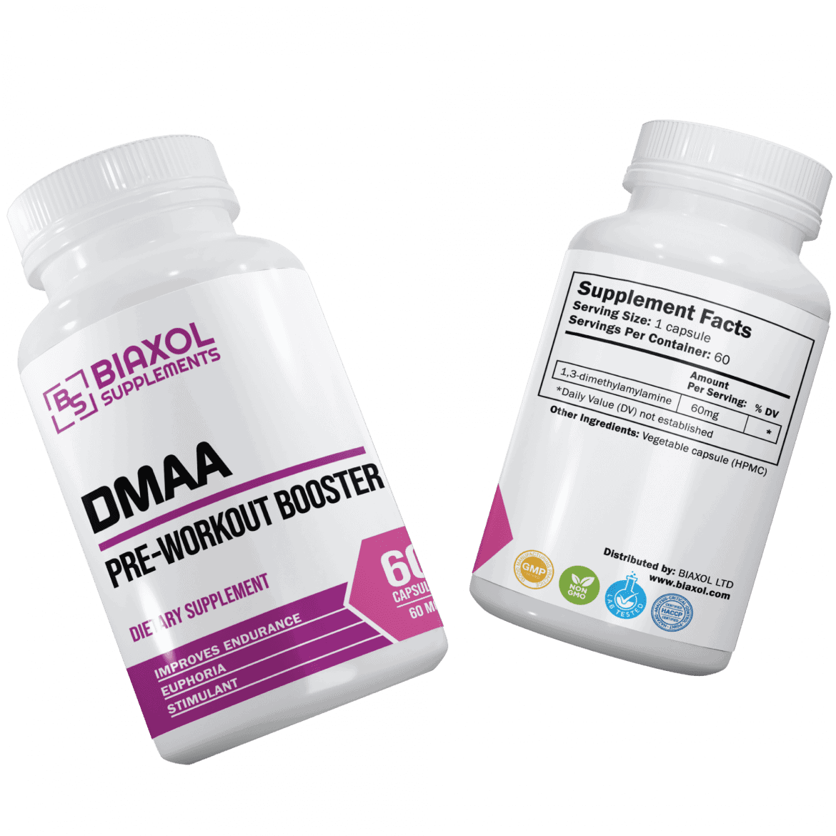 DMAA Suplemento PreEntrenamiento Biaxol Supplements