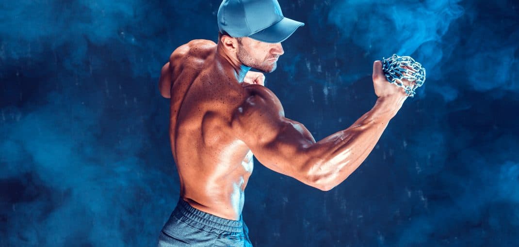 biaxol winter arc muscular man sports