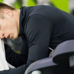 tired man after workout